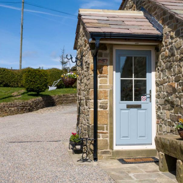 The entrance at The Croft Cottage, Trawden